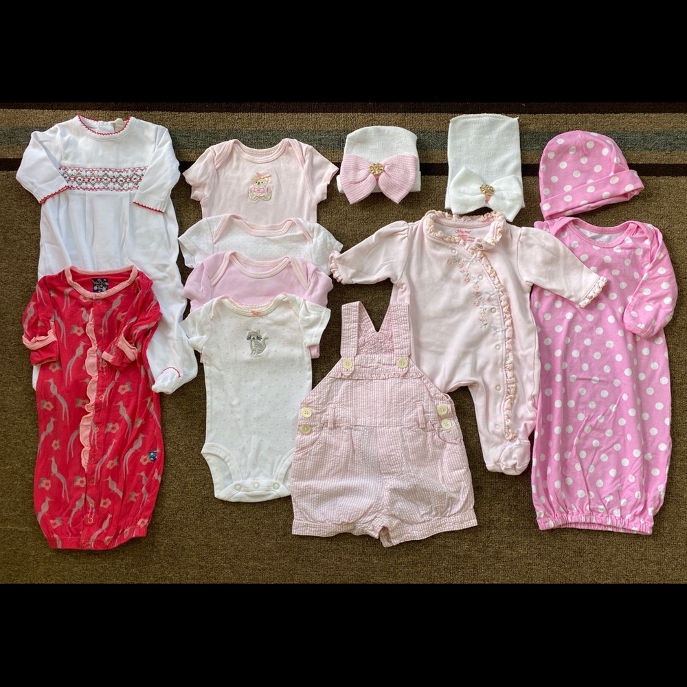 COPY - Baby girl clothing NB newborn lot